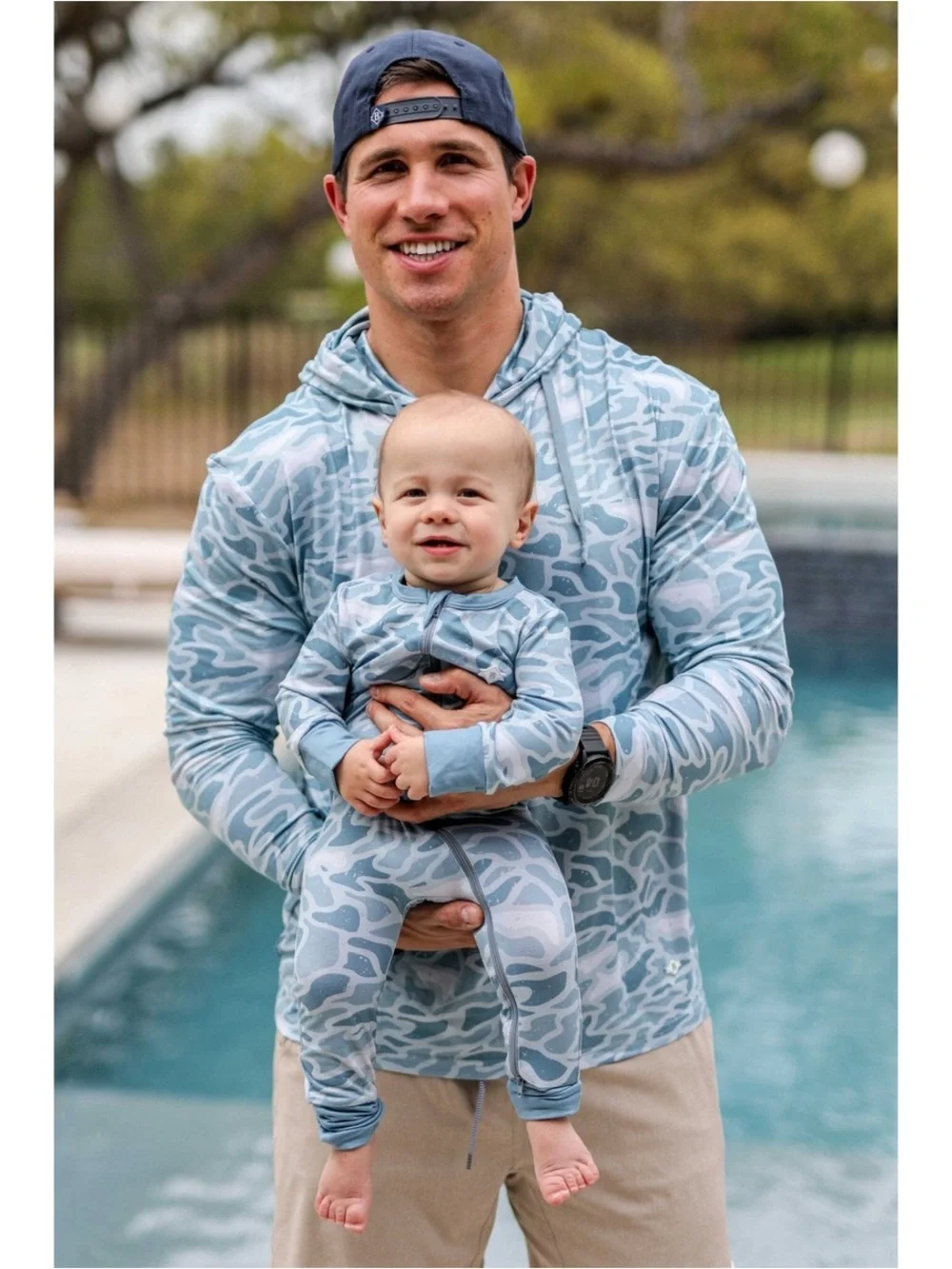 BURLEBO | Camo Onesie in Seaside